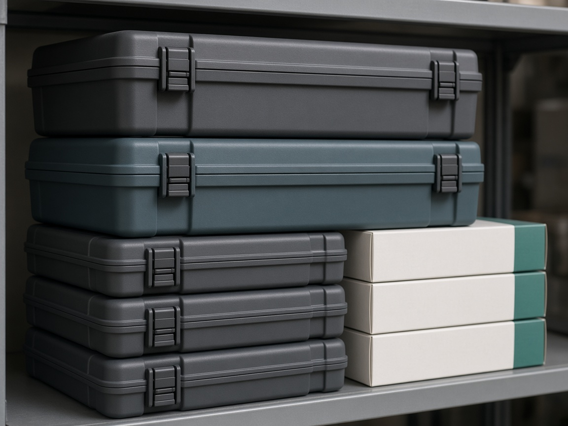 Packed personal protective cases